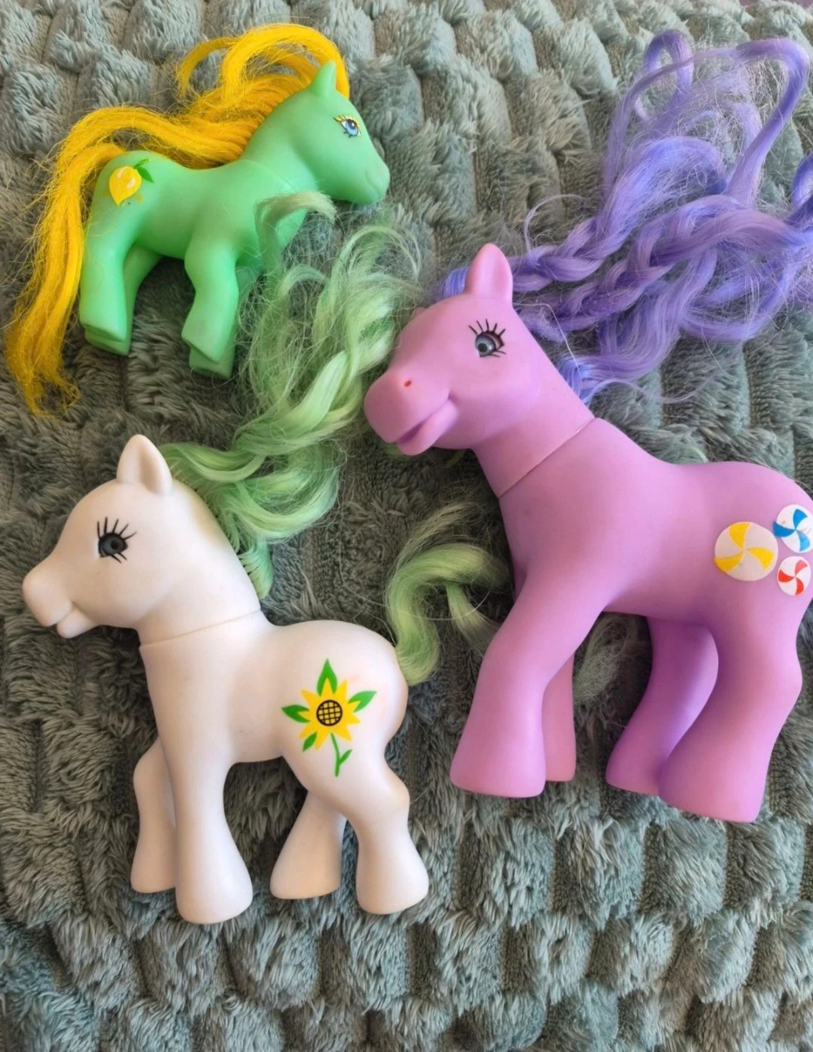 Lot de 3 petits poneys vintage